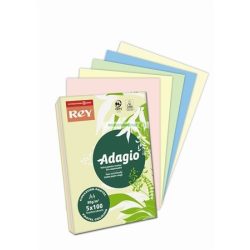   Másolópapír, színes, A/4, 80 g, 5x100 lap, REY "Adagio", pasztell mix