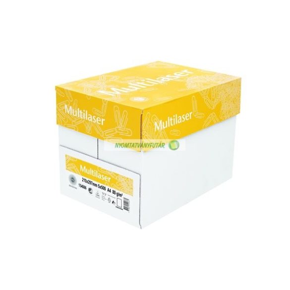 Másolópapír, A/4, 80 g, MULTILASER