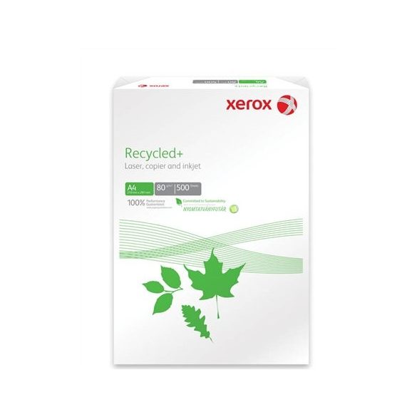 Másolópapír, újrahasznosított, A/4, 80 g, XEROX "Recycled Plus"