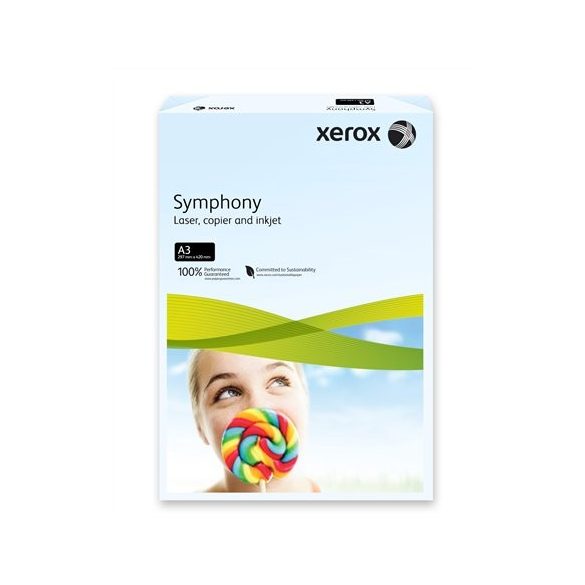 Másolópapír, színes, A/3, 80 g, XEROX "Symphony", pasztell