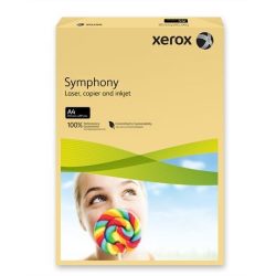   Másolópapír, színes, A/4, 160 g, XEROX "Symphony", vajszín közép