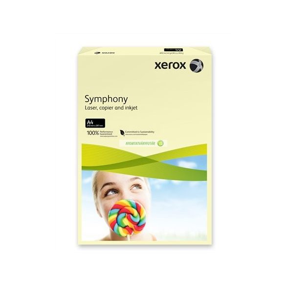 Másolópapír, színes, A/4, 160 g, XEROX "Symphony", pasztell