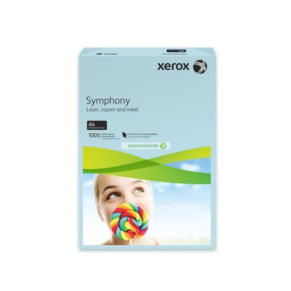 Másolópapír, színes, A/4, 80 g, XEROX "Symphony", közép