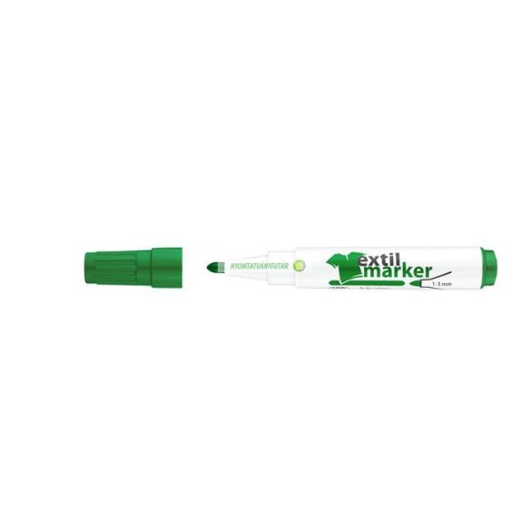 Textilmarker, 1-3 mm, kúpos, ICO "XXL T-Shirt"