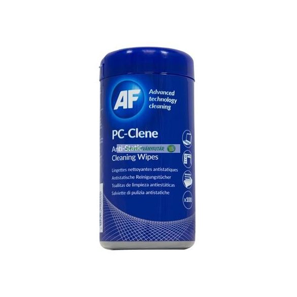 Tisztítókendő, általános felületre, 100 db, AF "PC-Clene"