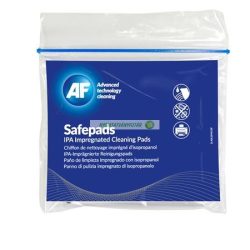   Tisztítókendő, izopropil alkohollal, nagy méretű, 100 db, AF "Safepads"