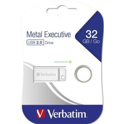   Pendrive, 32GB, USB 2.0, VERBATIM "Exclusive Metal"