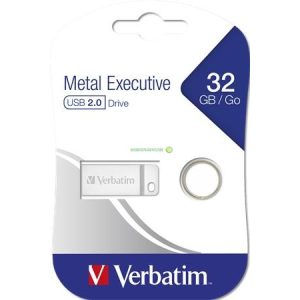 Pendrive, 32GB, USB 2.0, VERBATIM "Exclusive Metal"