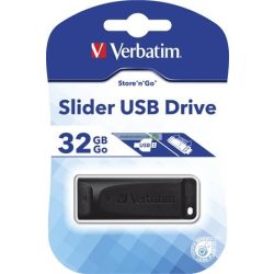 Pendrive, 32GB, USB 2.0, VERBATIM "Slider"