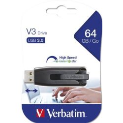   Pendrive, 64GB, USB 3.0, 80/25 MB/sec, VERBATIM "V3"