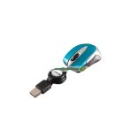 Egér, vezetékes, optikai, kisméret, USB, VERBATIM "Go Mini", ezüst-lávaszínű