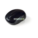 Egér, vezeték nélküli, optikai, közepes méret, USB, VERBATIM "Go"