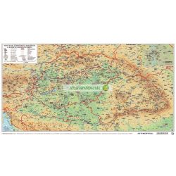   Könyökalátét, kétoldalas, A/3, STIEFEL "Magyar történeti emlékhelyek a Kárp-medencében / művelődés-történeti áttekintő"