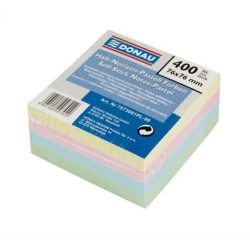 Öntapadó jegyzettömb, 76x76mm, 400 lap, DONAU