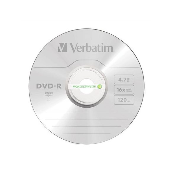 DVD-R lemez, AZO, 4,7GB, 16x, vékony tok, VERBATIM