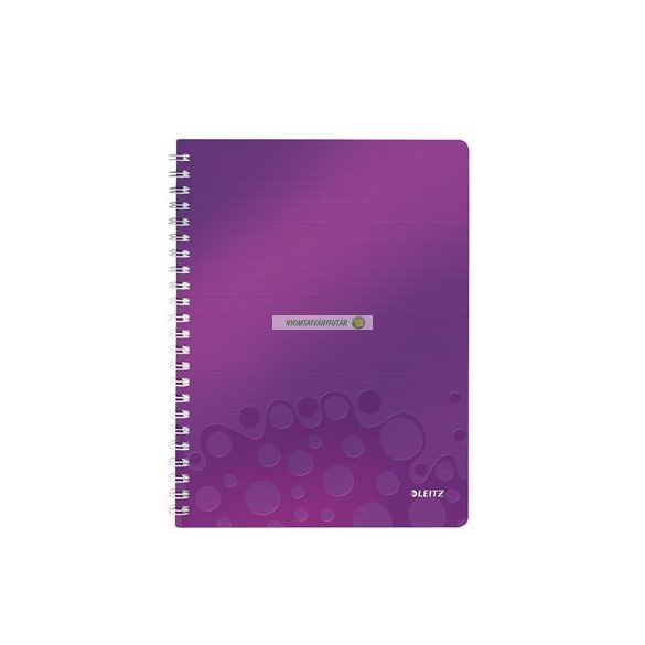 Spirálfüzet, A/5, 80 lap, LEITZ "Wow"