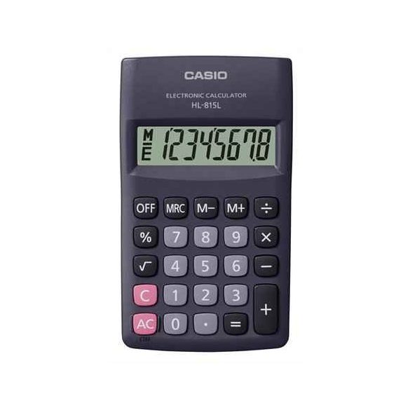 Zsebszámológép, 8 számjegy, CASIO "HL-815"