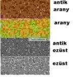 Dekorgumi csillámos 20x30 cm 2mm