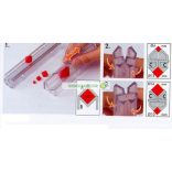 Gyöngykészítő roller, műanyag, Fimo