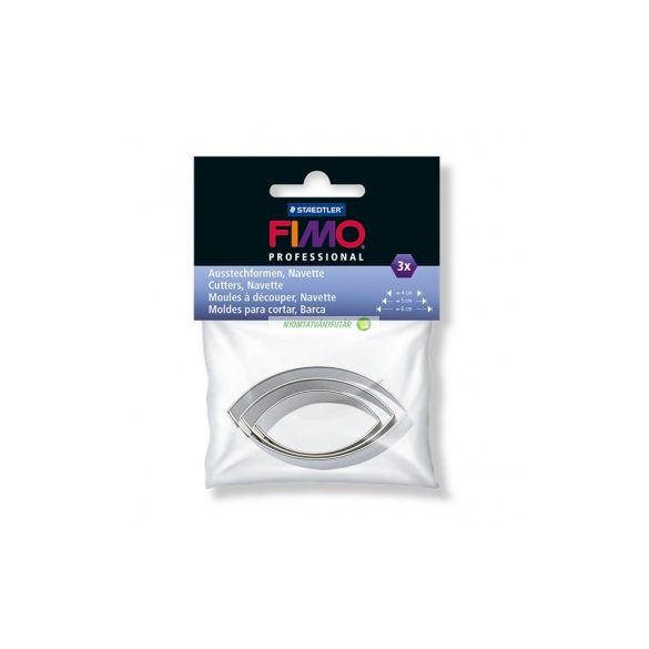 Formaszaggató, mini kiszúró készlet, Fimo
