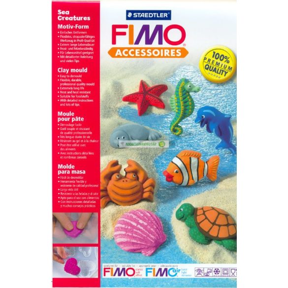 Fimo öntőforma - tengeri állatok