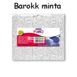 Felületmintázó, műanyag, Fimo