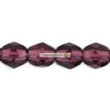Amethyst, csiszolt gyöngy, Cseh