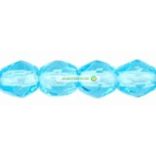 Aquamarine, csiszolt gyöngy, Cseh