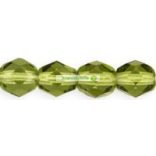 Olivine, csiszolt gyöngy, Cseh