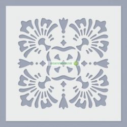 Stencil, 24,5x24,5 cm - Csempeminta 2
