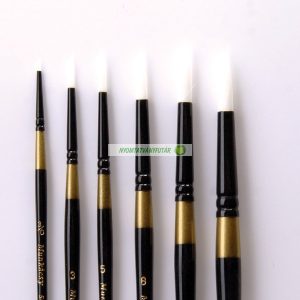 Ecset kerek tűhegyű fehér szintetikus, Munkácsy "M501R"