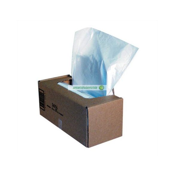 Hulladékgyűjtő zsák iratmegsemmisítőhöz, 121-143 literes kapacitásig, FELLOWES