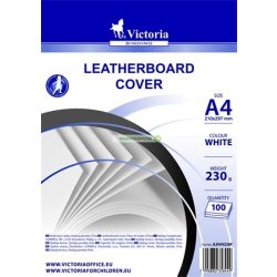 Hátlap, A/4, 230 g, matt, VICTORIA, fehér