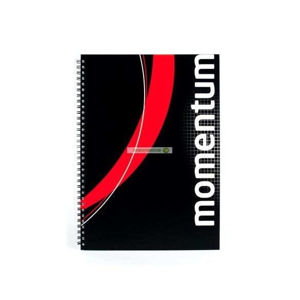Spirálfüzet, A/4, 90 lap, perforált, lyukasztott, VICTORIA, "Momentum"