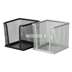 Kockatömbtartó, fémhálós, VICTORIA, fekete