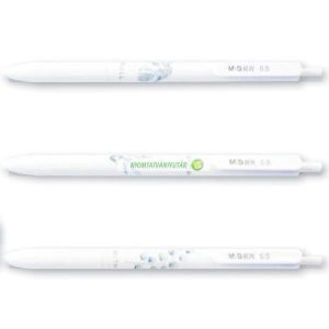 Golyóstoll, 0,5 mm, nyomógombos, M&G Green