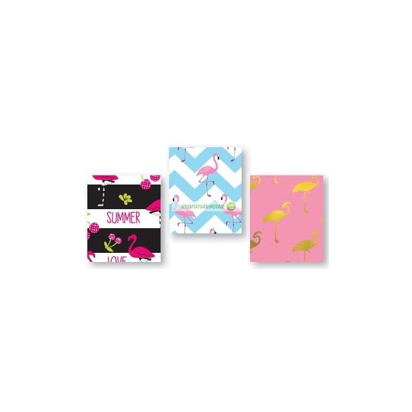 Golyóstoll, 0,7 mm, nyomógombos, M&G Flamingo