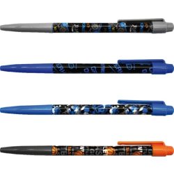 Golyóstoll, 0,7 mm, nyomógombos, M&G "Boys"