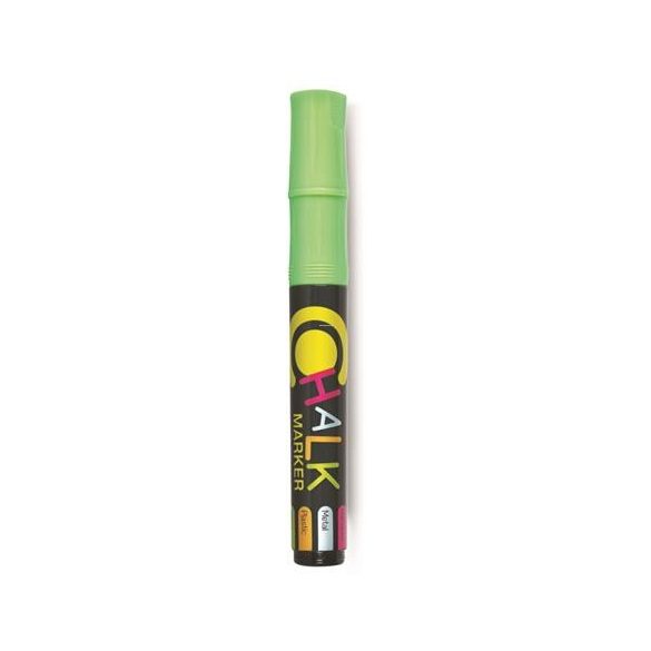 Krétamarker, 2,5 mm, FLEXOFFICE "Chalkmarker", zöld