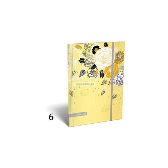 Gumis mappa, karton, A/4, Cornell