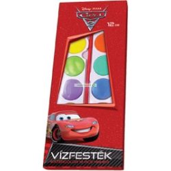 Vízfesték 12 szín, Cars, Lizzy Card