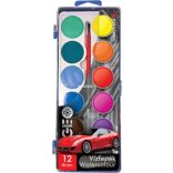 Vízfesték 12 szín, Elegant, Lizzy Card