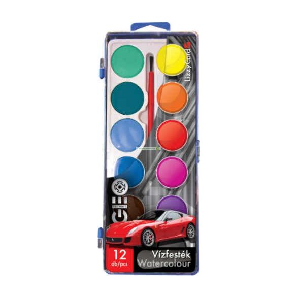 Vízfesték 12 szín, Elegant, Lizzy Card