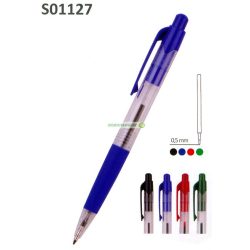   Golyóstoll, 0,5 mm, nyomógombos, Spoko "Kristály"