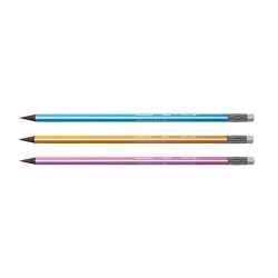   Grafitceruza radírral, háromszögletű, HB, ErichKrause "Vivo"