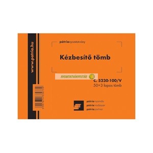 C.5230-100/V Kézbesítő tömb 50x3 lapos