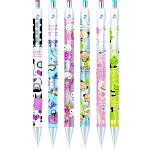 Golyóstoll, 0,5 mm, nyomógombos, Spoko "Happy Time"