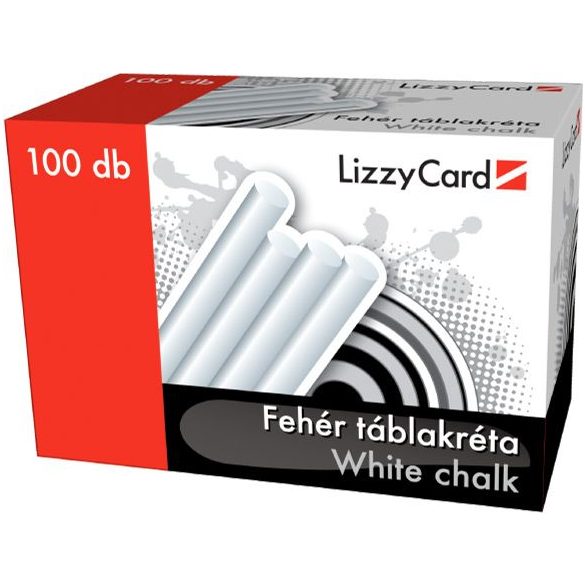 Táblakréta fehér 100 db-os, Lizzy Card