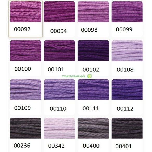 Anchor Stranded Cotton 8 m - lila árnyalatok