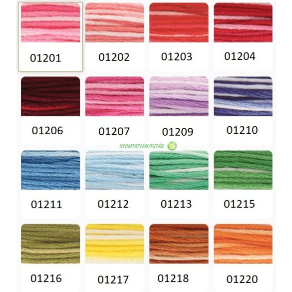Anchor Stranded Cotton 8 m - multi árnyalatok